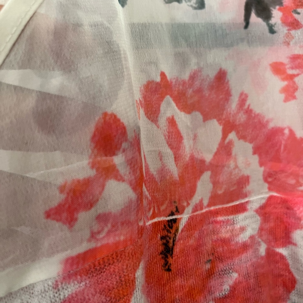 SJS tropical print crew neck short sleeve tee 3X - Picture 6 of 6